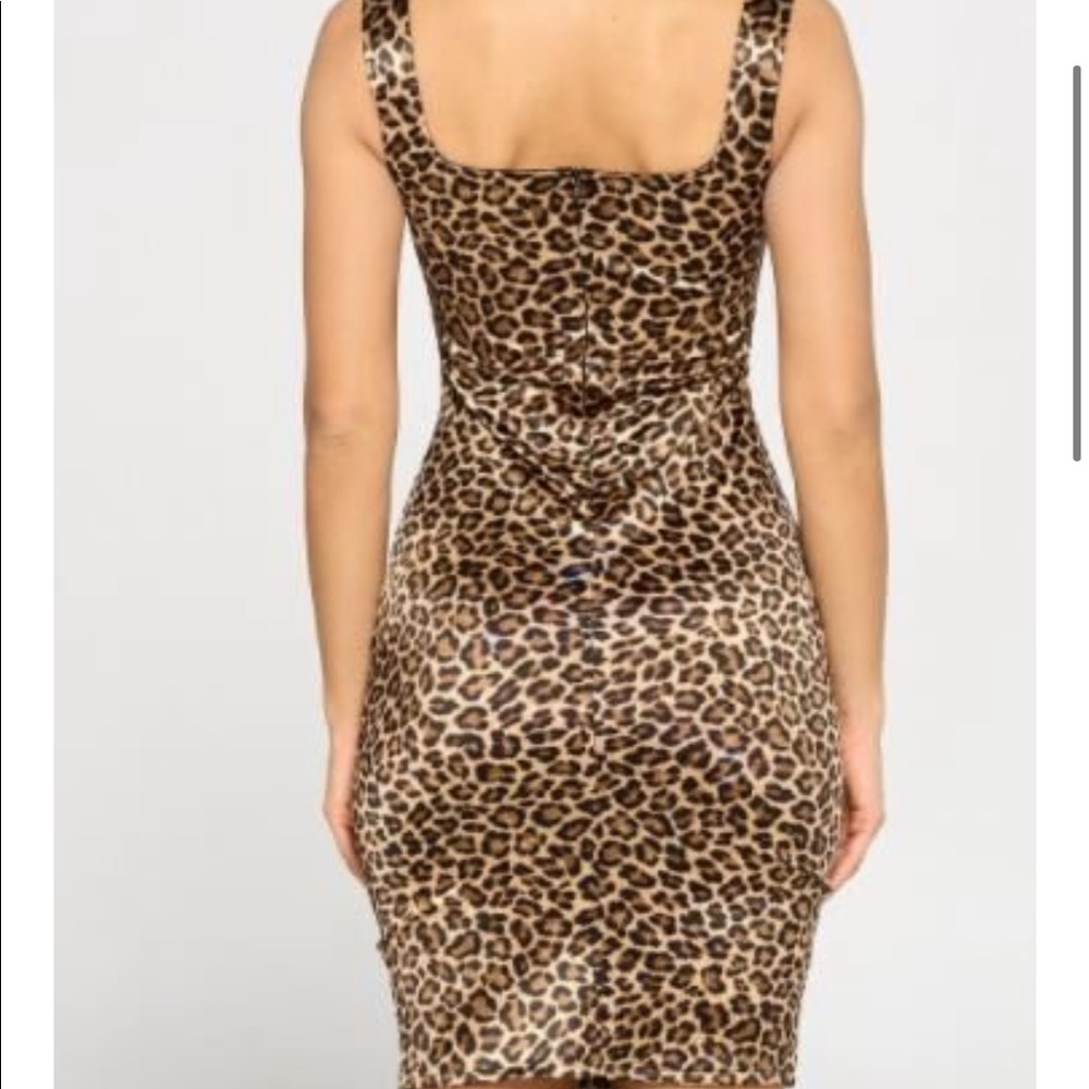 LEOPARD PRINT DRESS - Picture 2 of 3